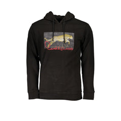 Cavalli Class Felpa Maniche Lunghe Uomo Nera Stampa Logo