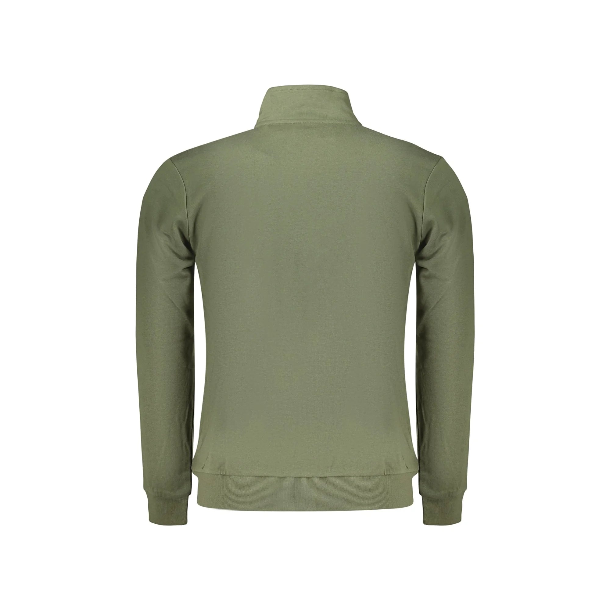 U.S. GRAND FELPA CON ZIP UOMO VERDE