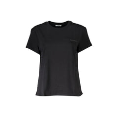 Patrizia Pepe camiseta Manga Corta Mujer Negra Estampado Logo
