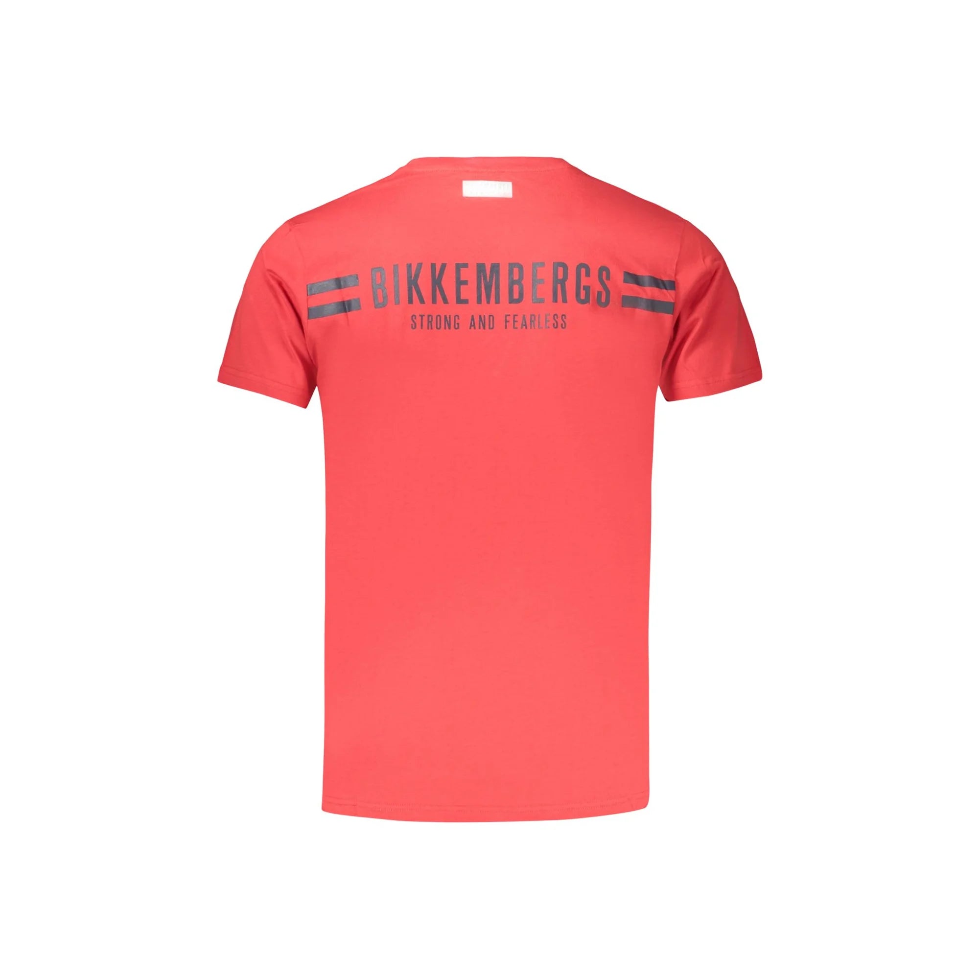 BIKKEMBERGS T-SHIRT MANICHE CORTE UOMO ROSSO