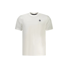 T-shirt North Sails Homme Blanche Manches Courtes Application Logo