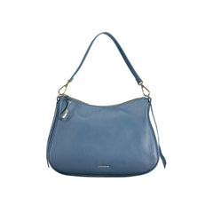 Coccinelle Borsa a Spalla Pelle Donna Blu Logo