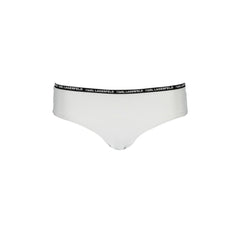 Karl Lagerfeld Beachwear Kostium kąpielowy dla kobiet Biały Detale kontrastowe