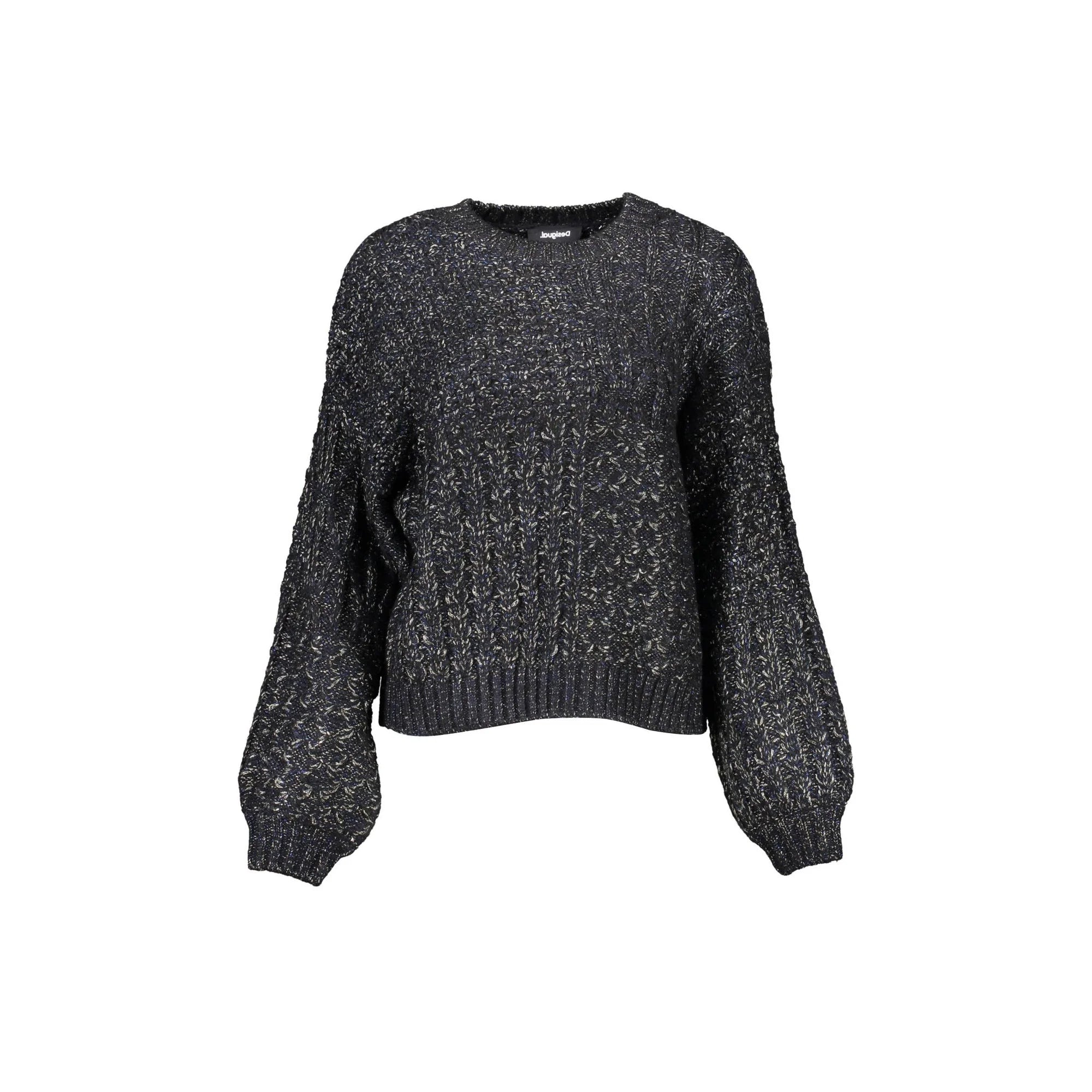 DESIGUAL MAGLIA DONNA NERO