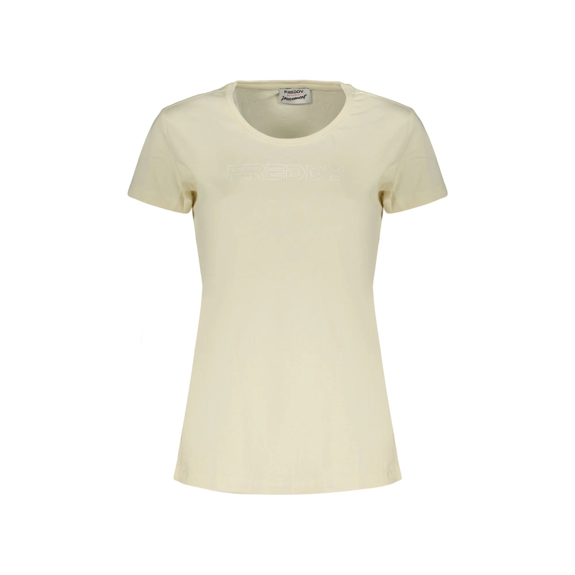 FREDDY T-SHIRT MANICHE CORTE DONNA BEIGE