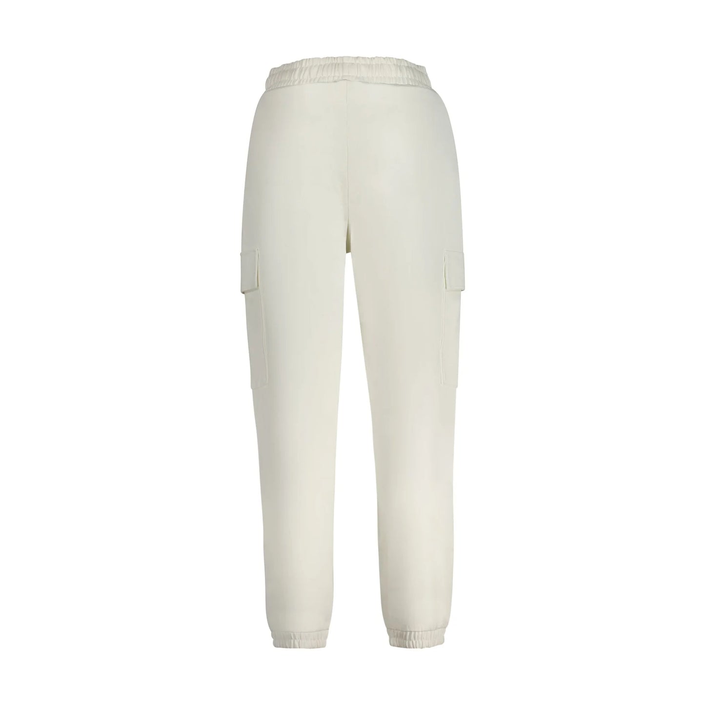 Guess Jeans Pantaloni Donna Bianco Logo - vista 2