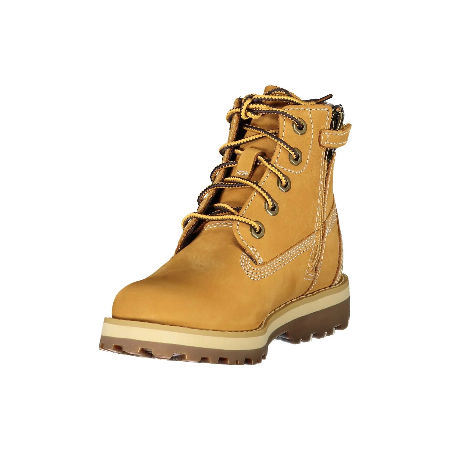 TIMBERLAND Stivaletti Bambino Marroni con Lacci e Zip Laterale unisex - vista 3