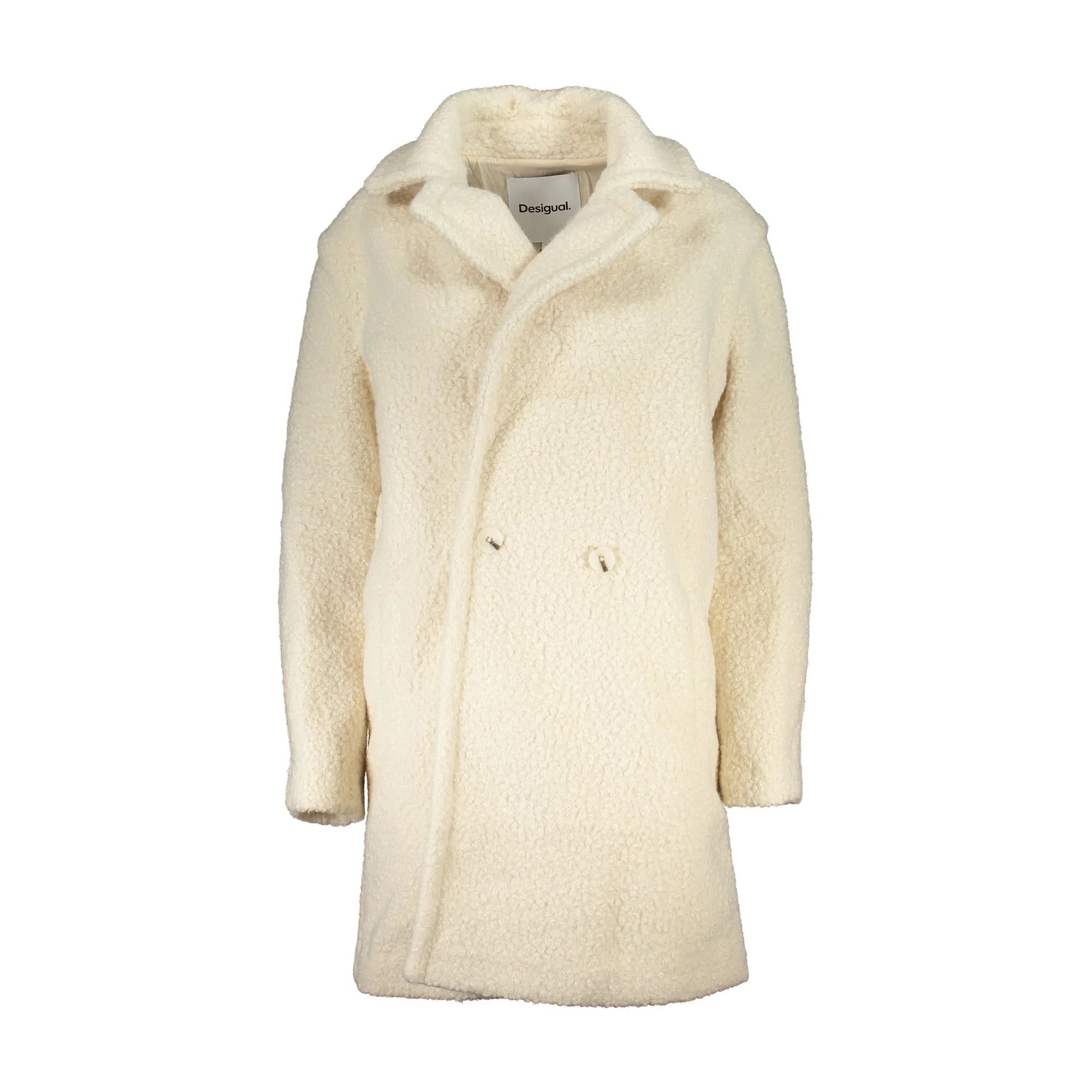DESIGUAL CAPPOTTO DONNA BIANCO