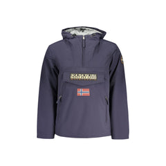 Napapijri Giubbotto Maniche Lunghe Uomo Blu Logo