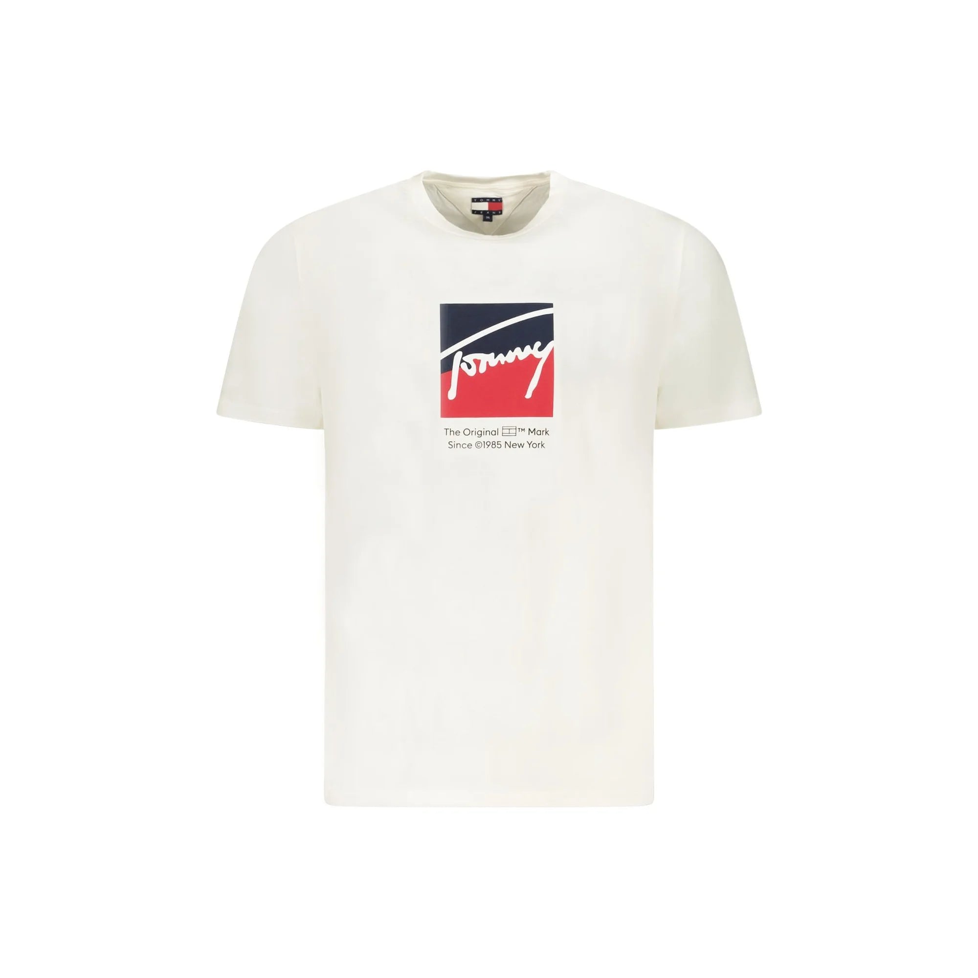 TOMMY HILFIGER T-SHIRT MANICHE CORTE UOMO BIANCO
