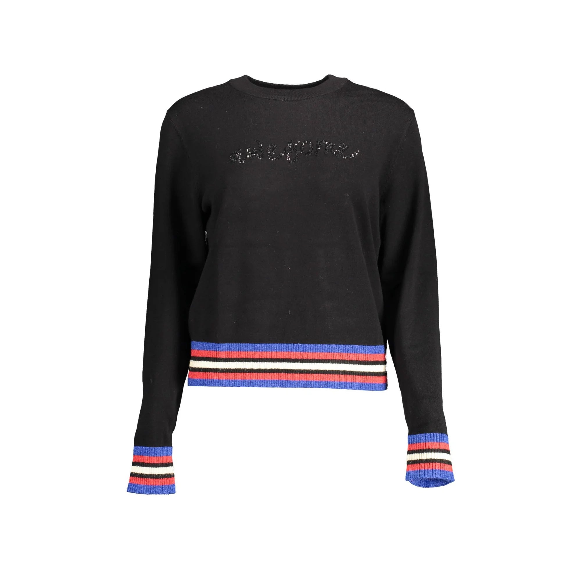 DESIGUAL MAGLIA DONNA NERO