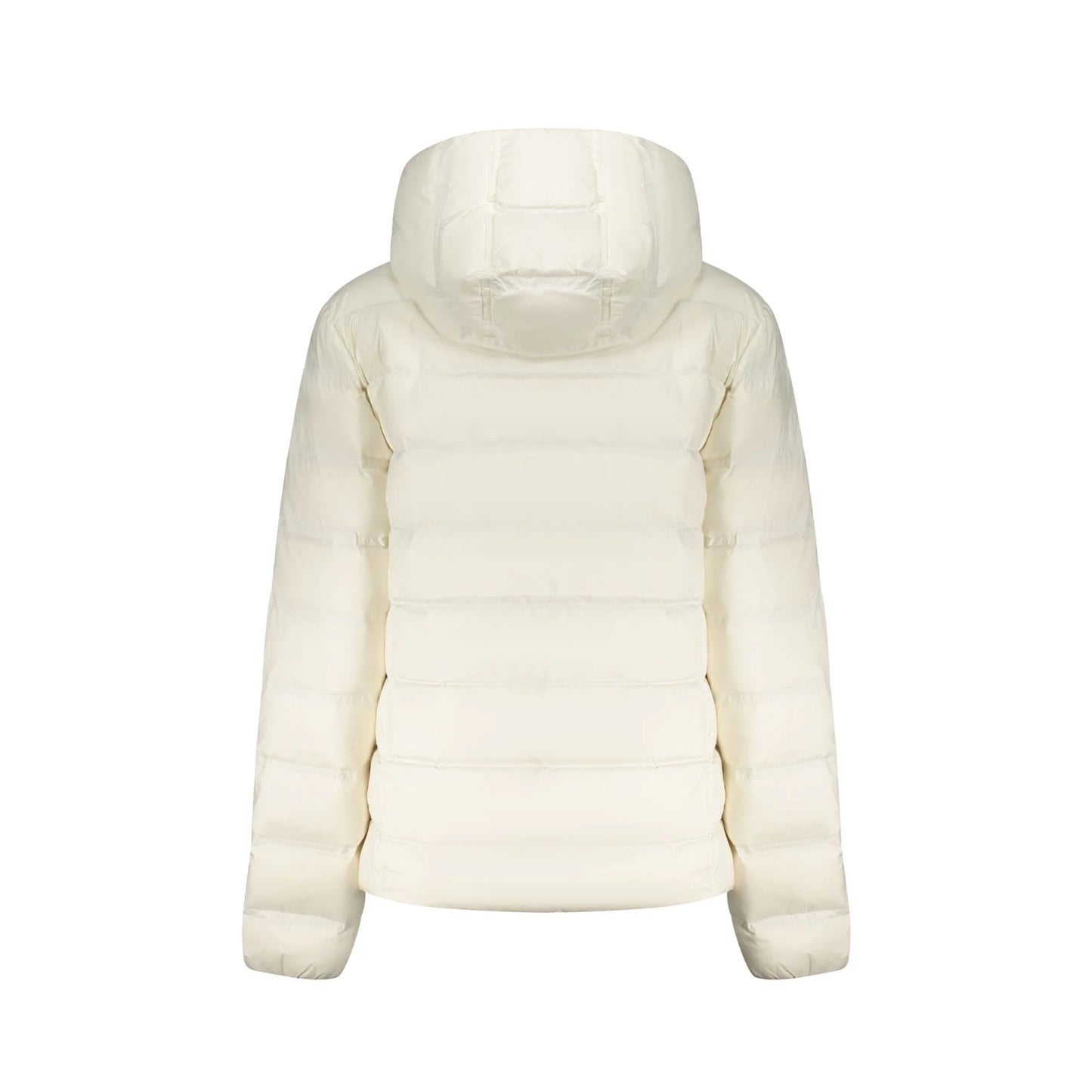 Tommy Hilfiger Giubbotto Donna Bianco Cappuccio Ricamo Logo Giubbotti e Giacche - vista 2
