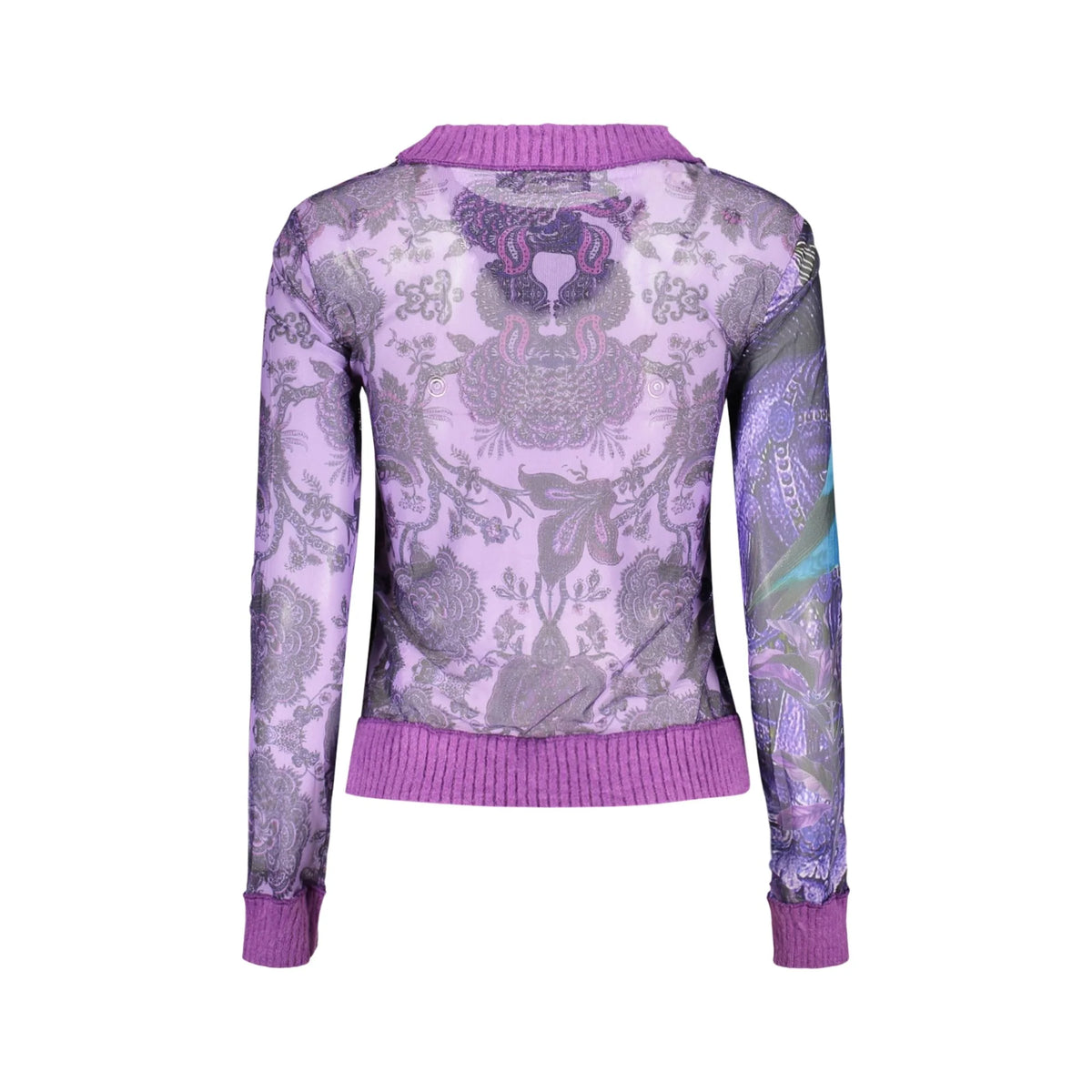 DESIGUAL MAGLIA DONNA VIOLA