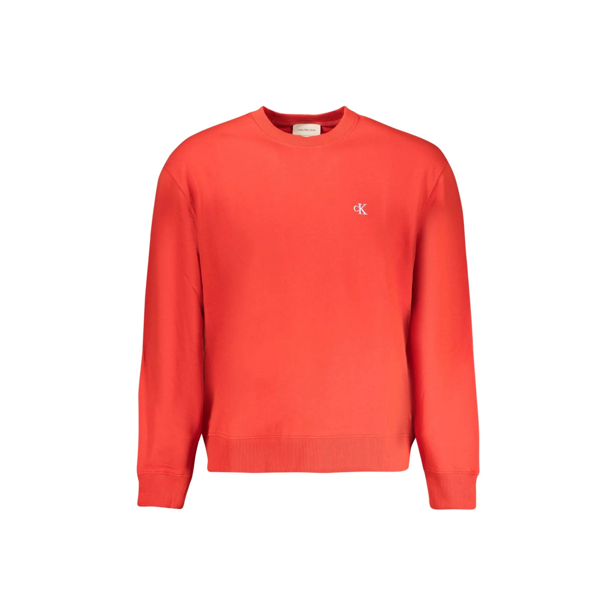 CALVIN KLEIN FELPA SENZA ZIP UOMO ROSSO