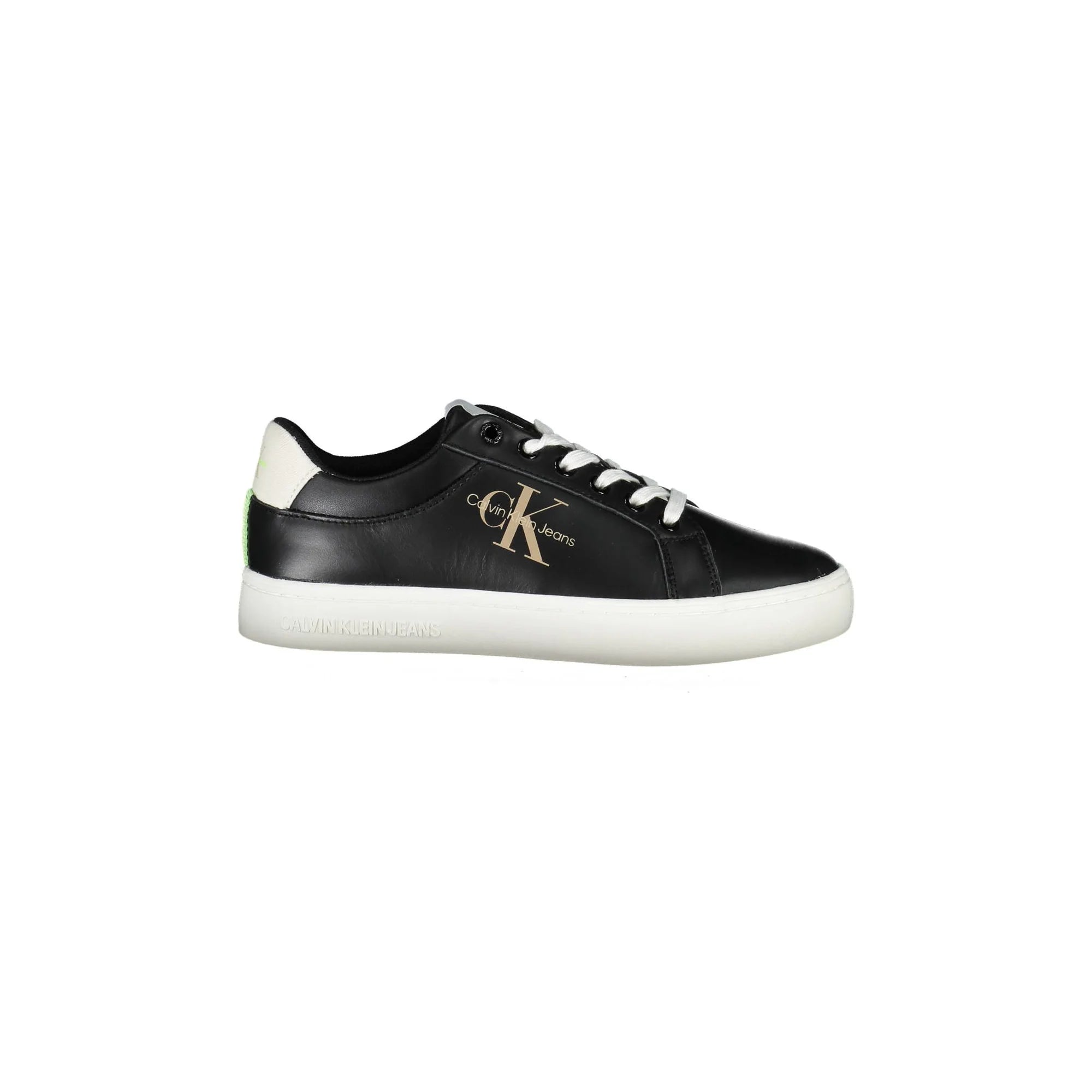CALVIN KLEIN Scarpe Sneakers Donna Nere con Dettagli a Contrasto Nero - foto prodotto