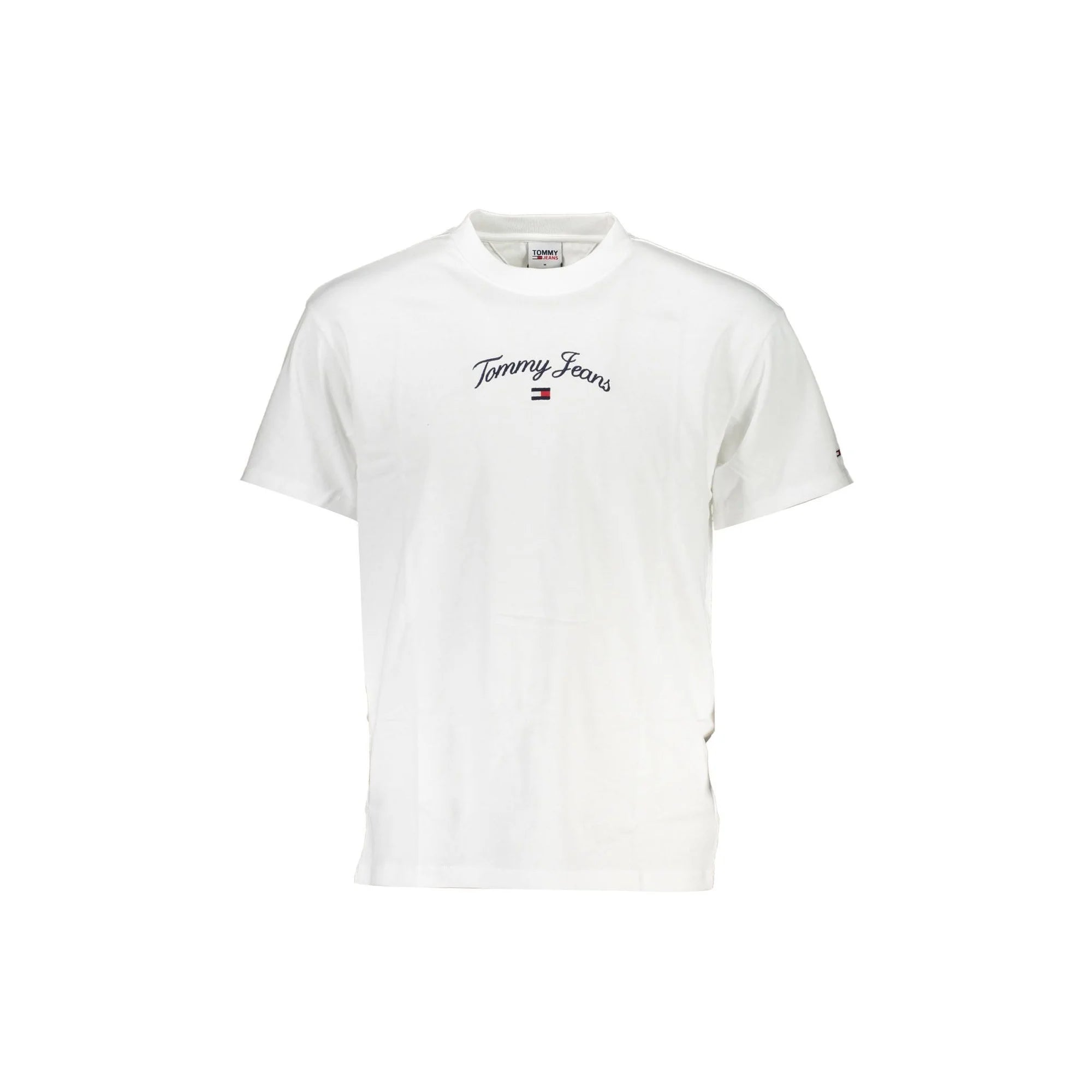 Tommy Hilfiger T-Shirt Maniche Corte Uomo Bianca Ricamo Bianco - foto prodotto