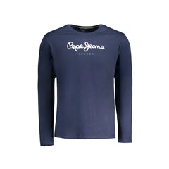 Pepe Jeans Μπλούζα Μακρυμάνικη Ανδρική Μπλε Με Σχέδιο