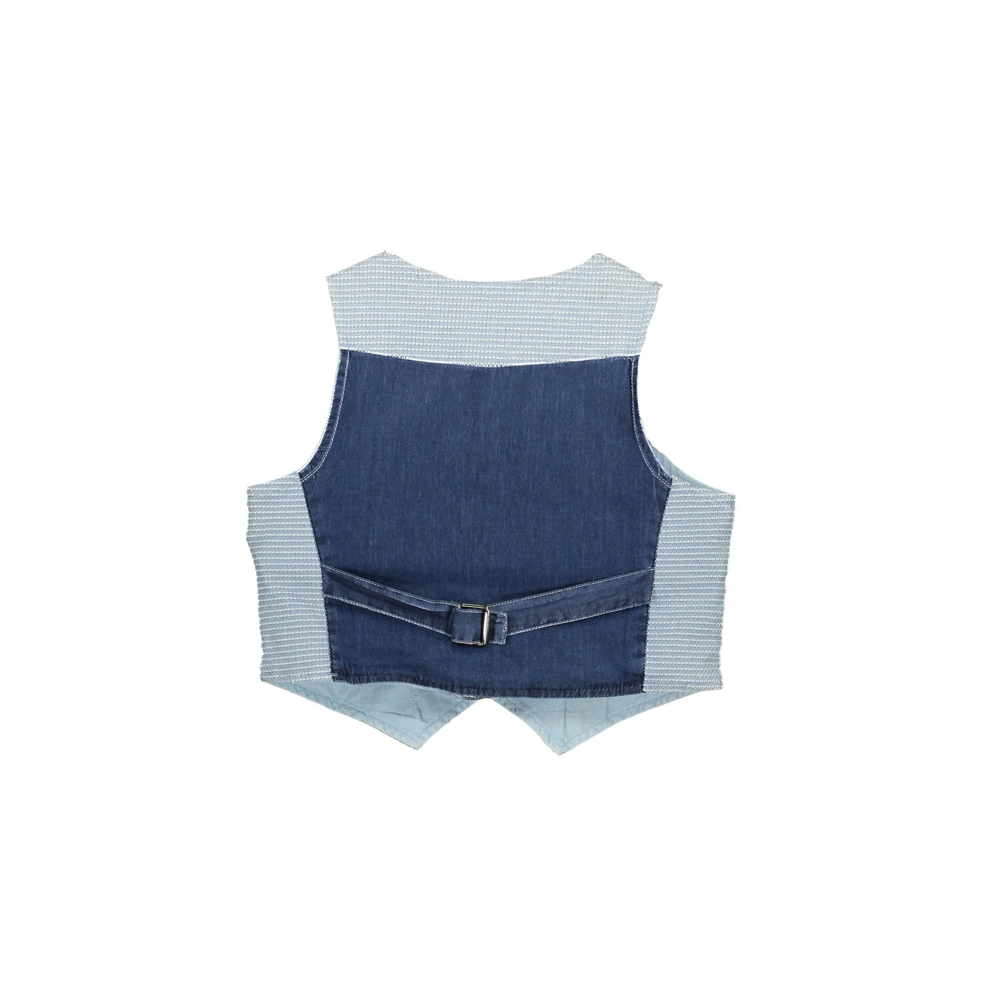 GUESS MARCIANO GILET BAMBINO AZZURRO