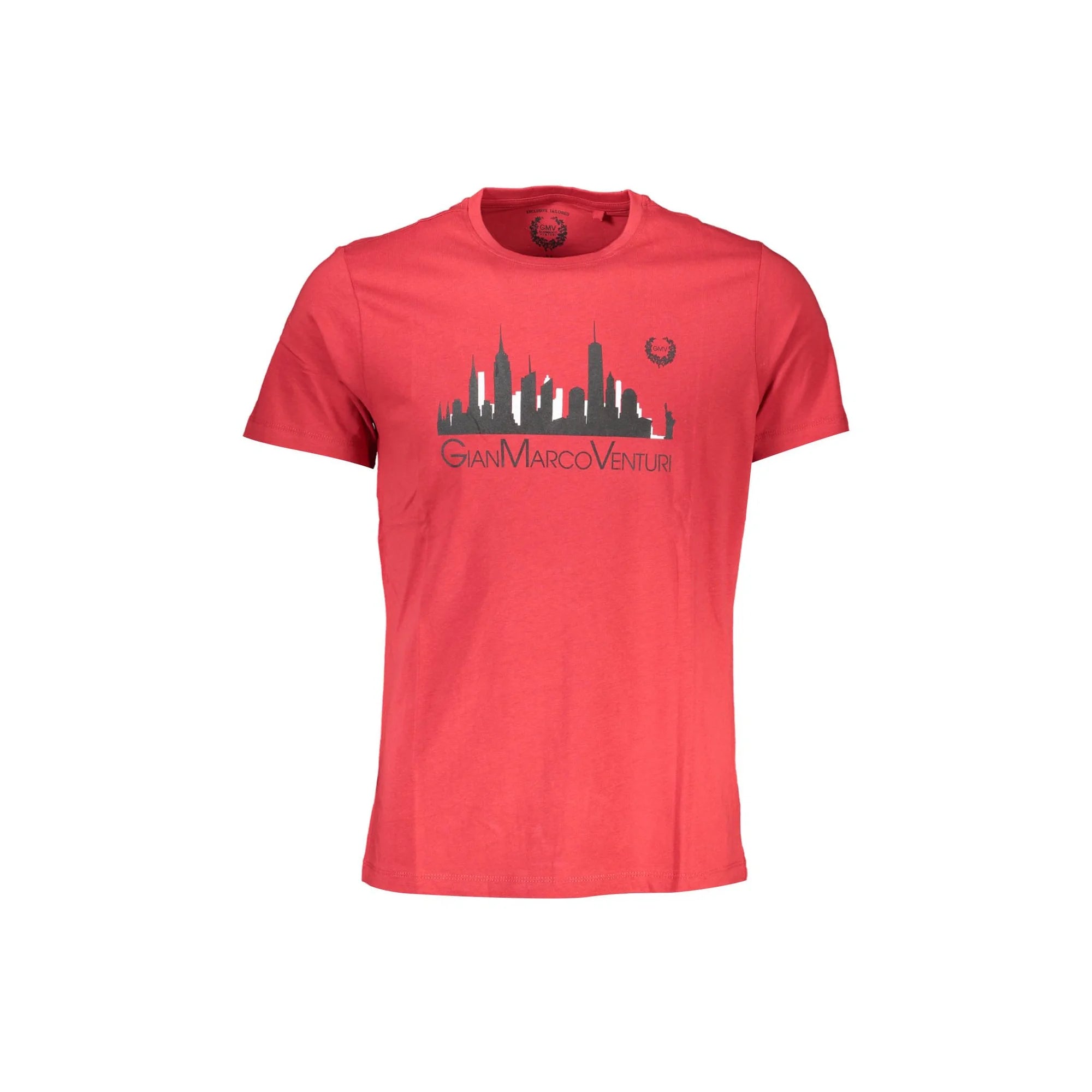 GIAN MARCO VENTURI T-SHIRT MANICHE CORTE UOMO ROSSO