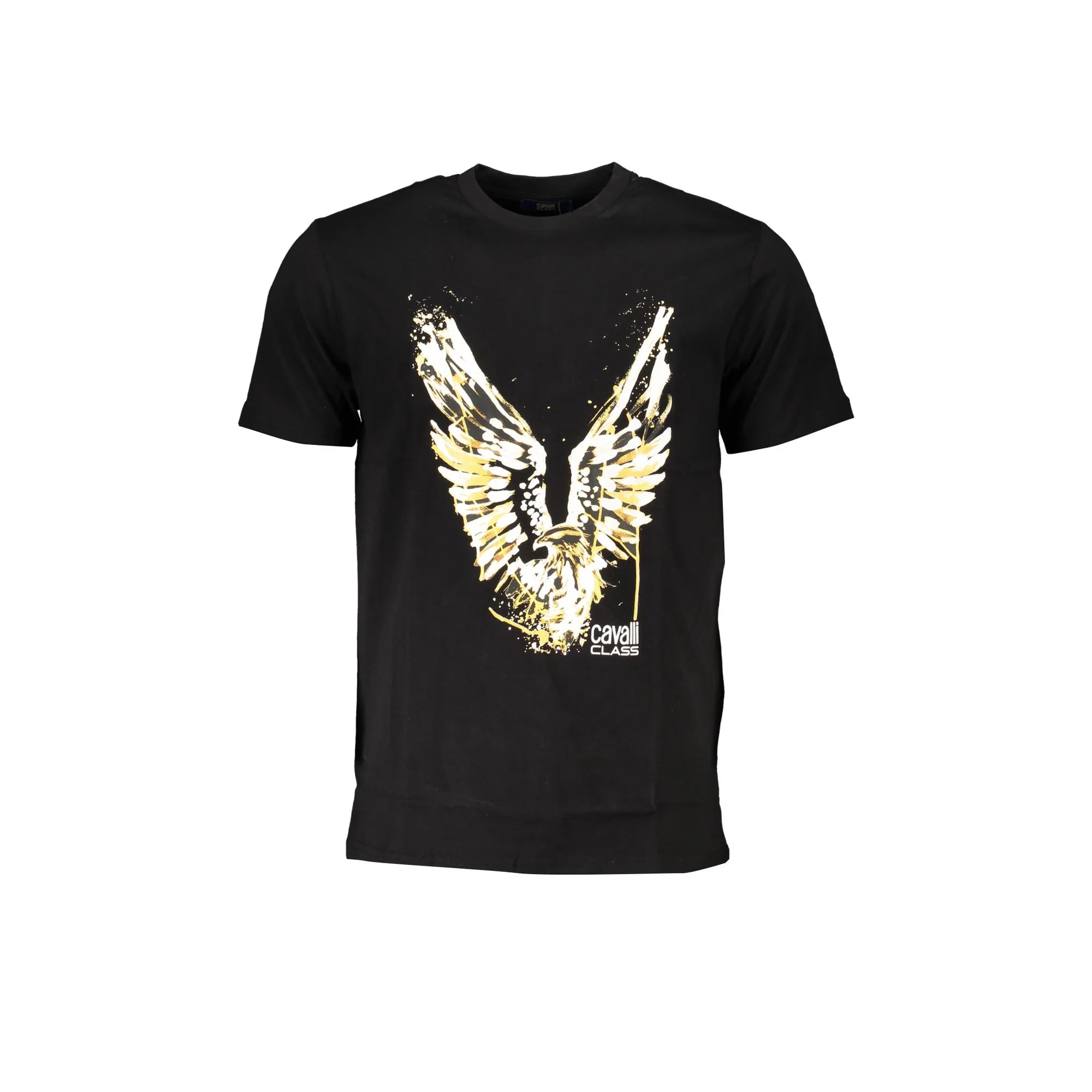 CAVALLI CLASS T-SHIRT MANICHE CORTE UOMO NERO