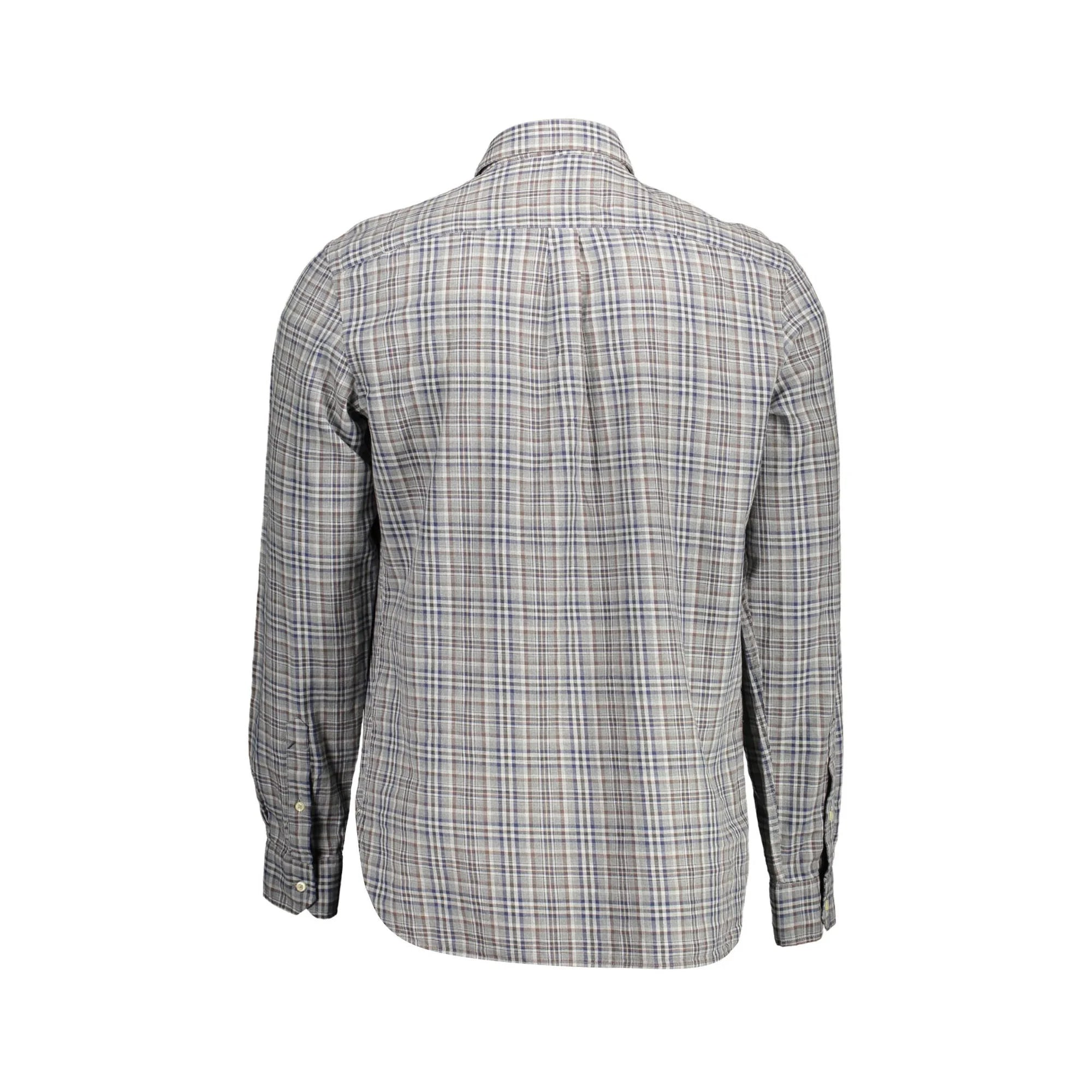 U.S. Polo Camicia Maniche Lunghe Uomo Grigia Ricamo Camicie grigio - vista 2