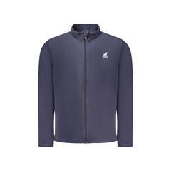 U.S. Grand Felpa Uomo Blu Zip Pile Ricamo Logo
