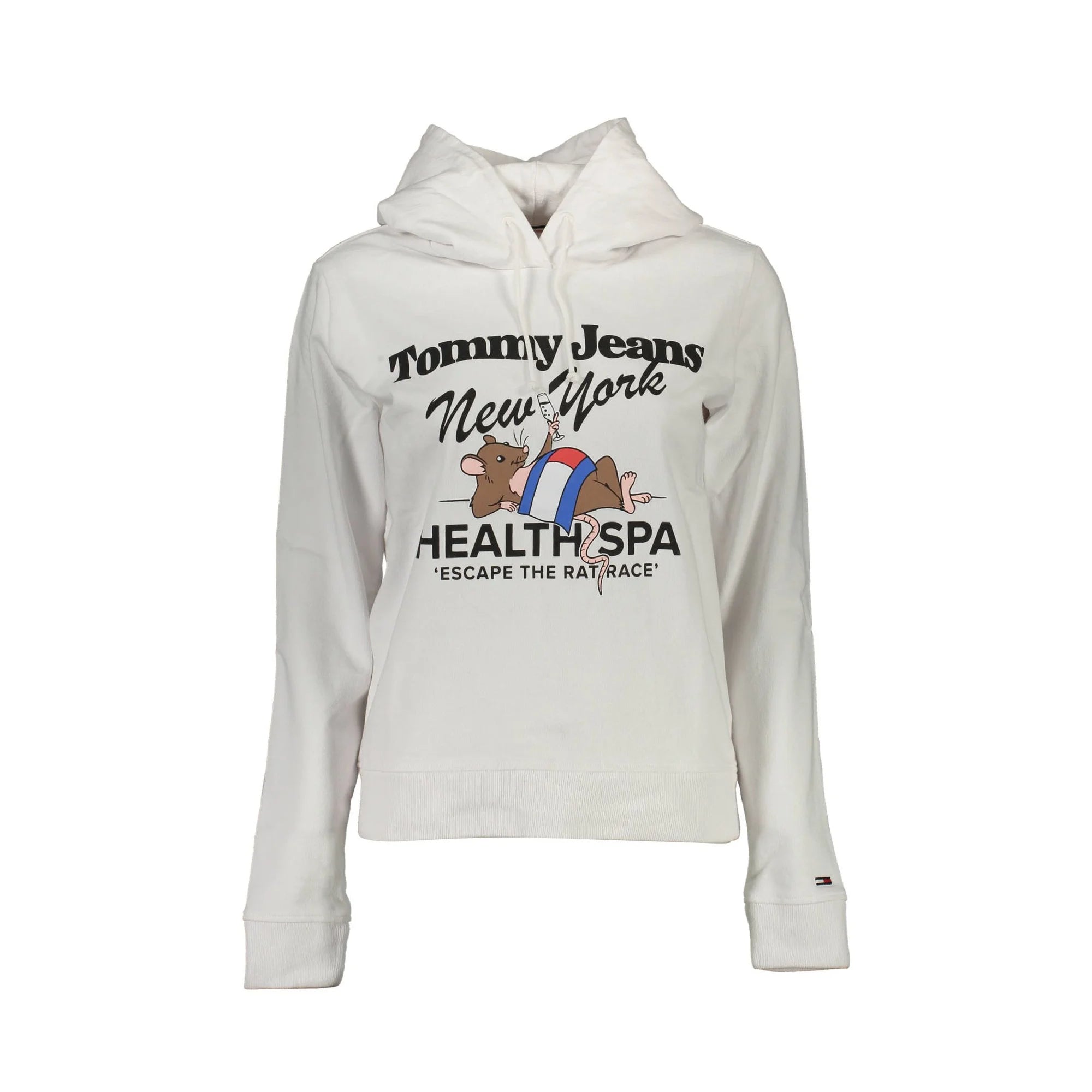 TOMMY HILFIGER FELPA SENZA ZIP DONNA BIANCO