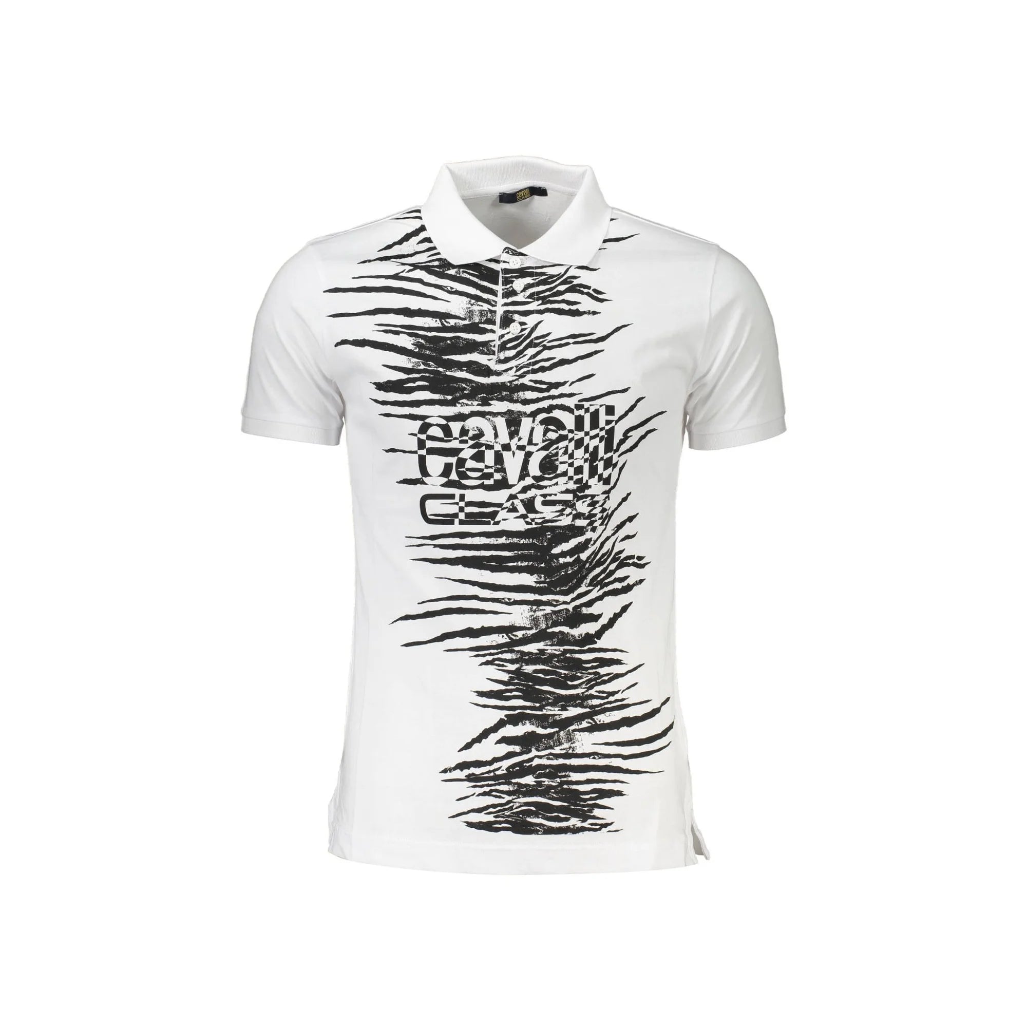 CAVALLI CLASS POLO MANICHE CORTE UOMO BIANCO