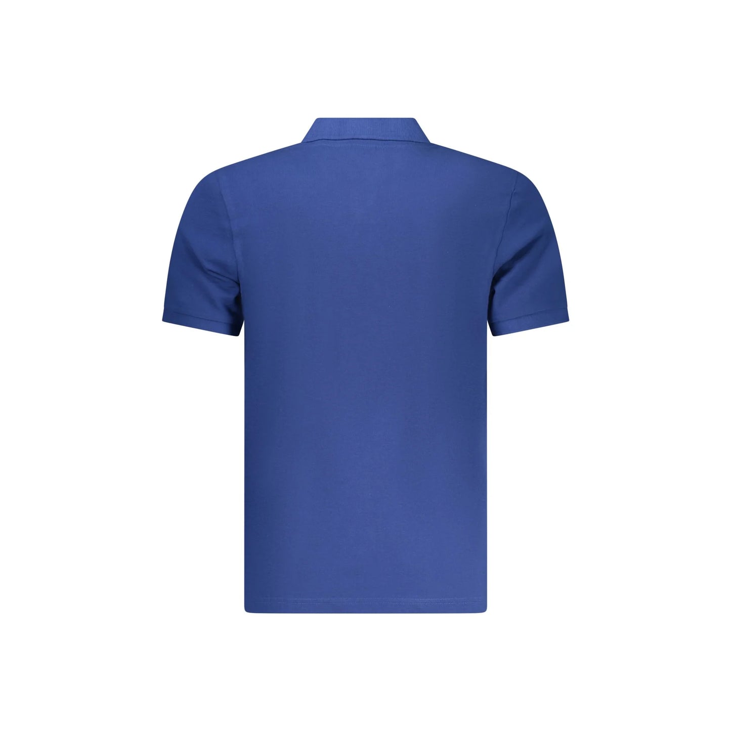 North Sails Polo Uomo Blu Maniche Corte Cotone Logo - vista 2