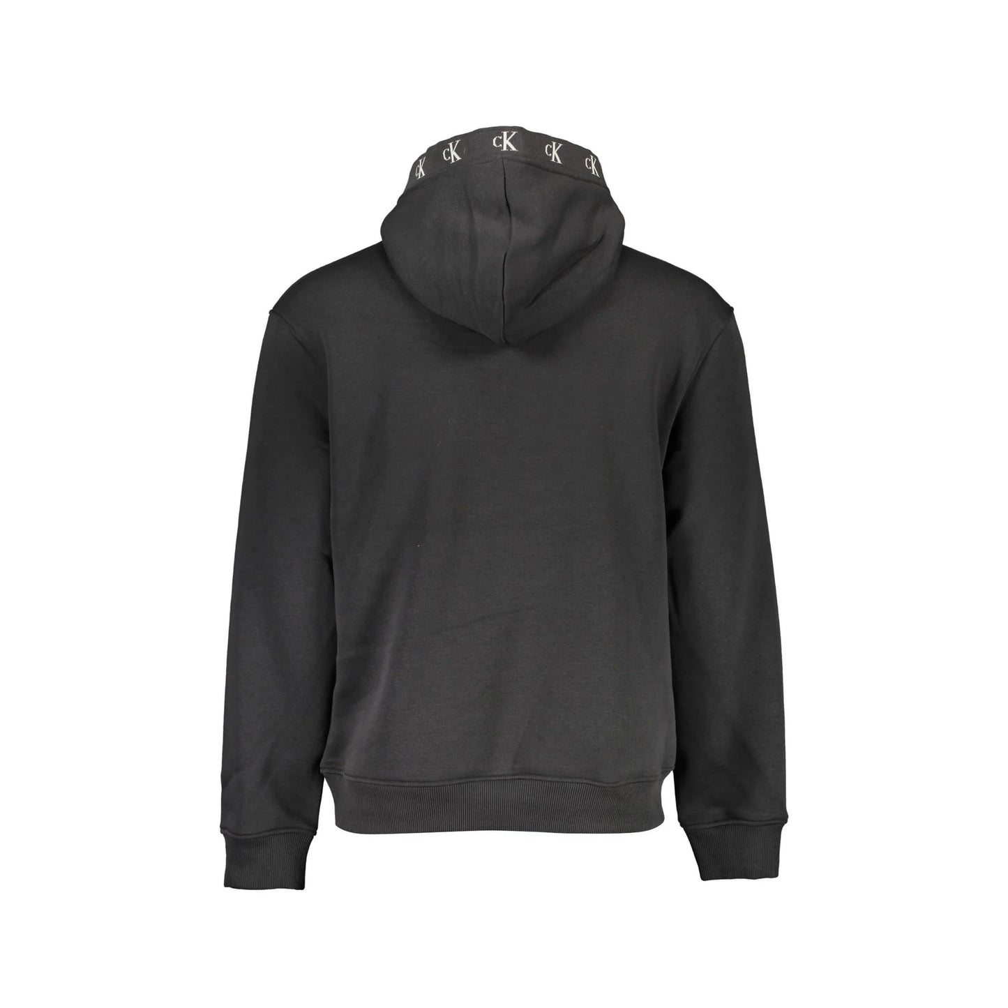 Calvin Klein Felpa Maniche Lunghe Uomo Nera Logo Felpe nero - vista 2