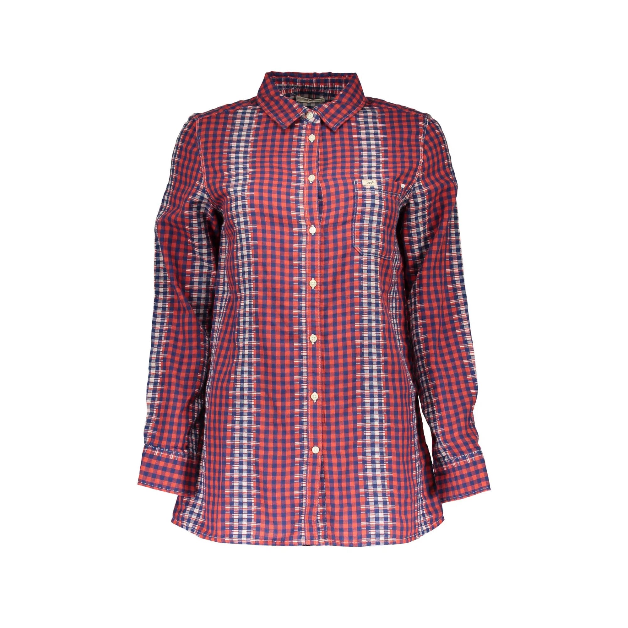 LEE CAMICIA MANICHE LUNGHE UOMO ROSSO