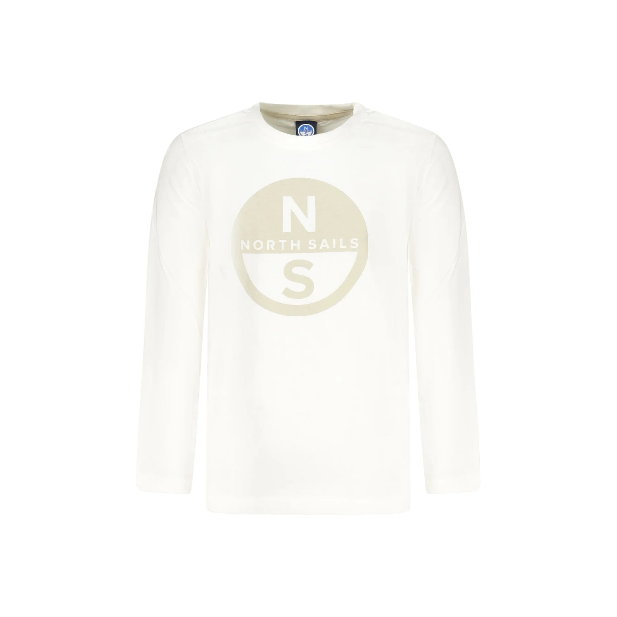 NORTH SAILS T-SHIRT MANICHE LUNGHE BAMBINO BIANCO