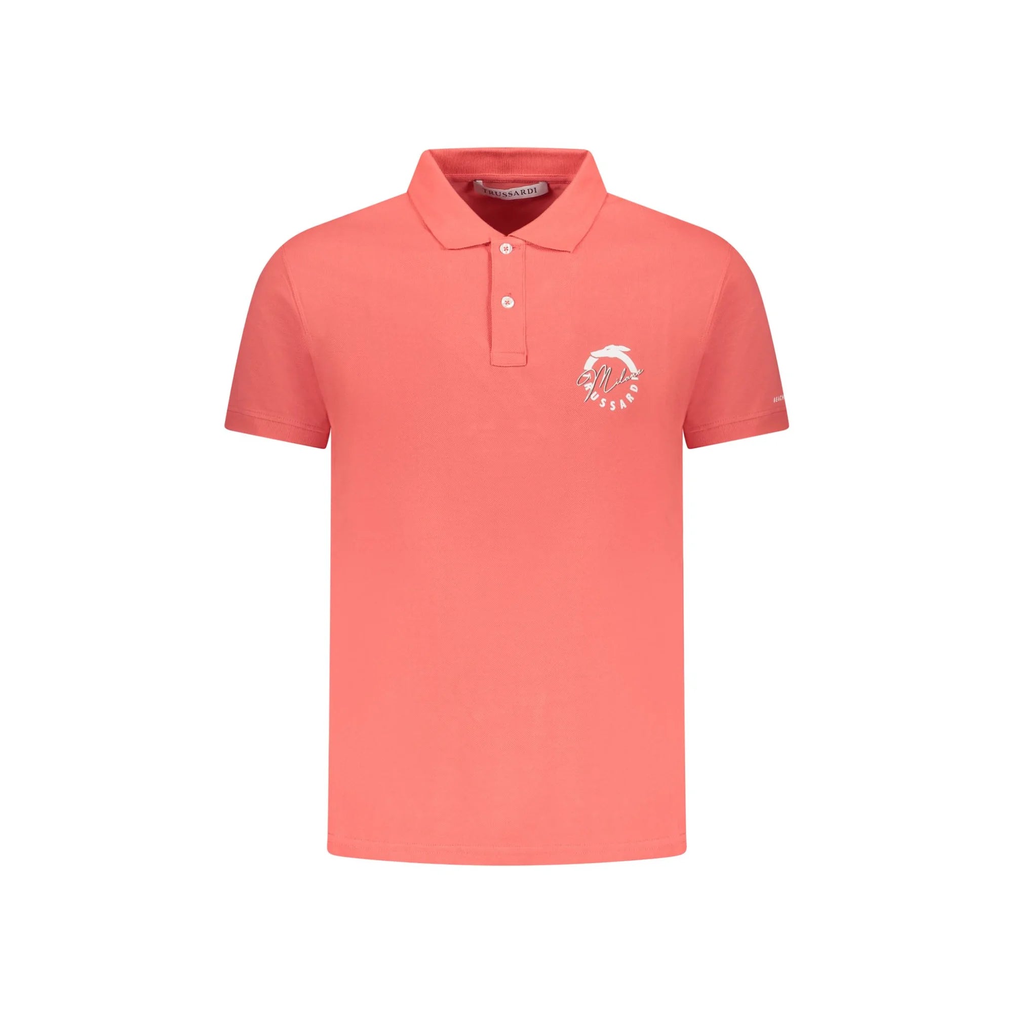 TRUSSARDI POLO MANICHE CORTE UOMO ROSA