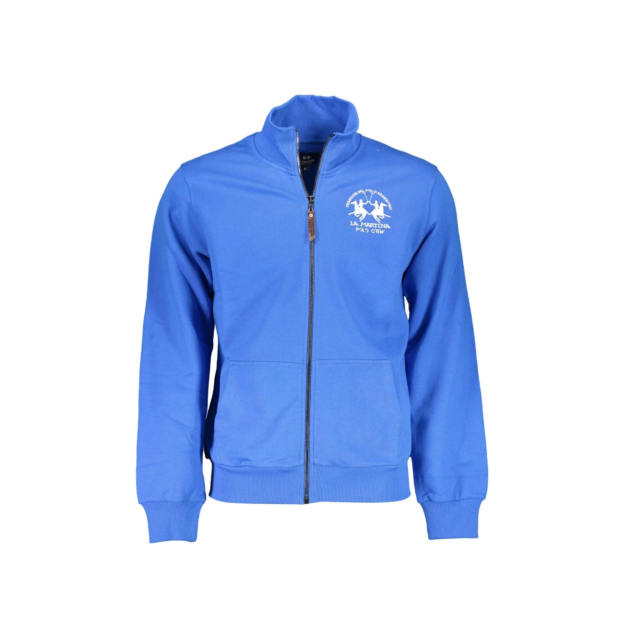 LA MARTINA FELPA CON ZIP UOMO BLU