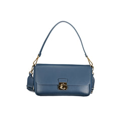 Coccinelle Borsa a Tracolla Pelle Donna Blu Chiusura a Scatto