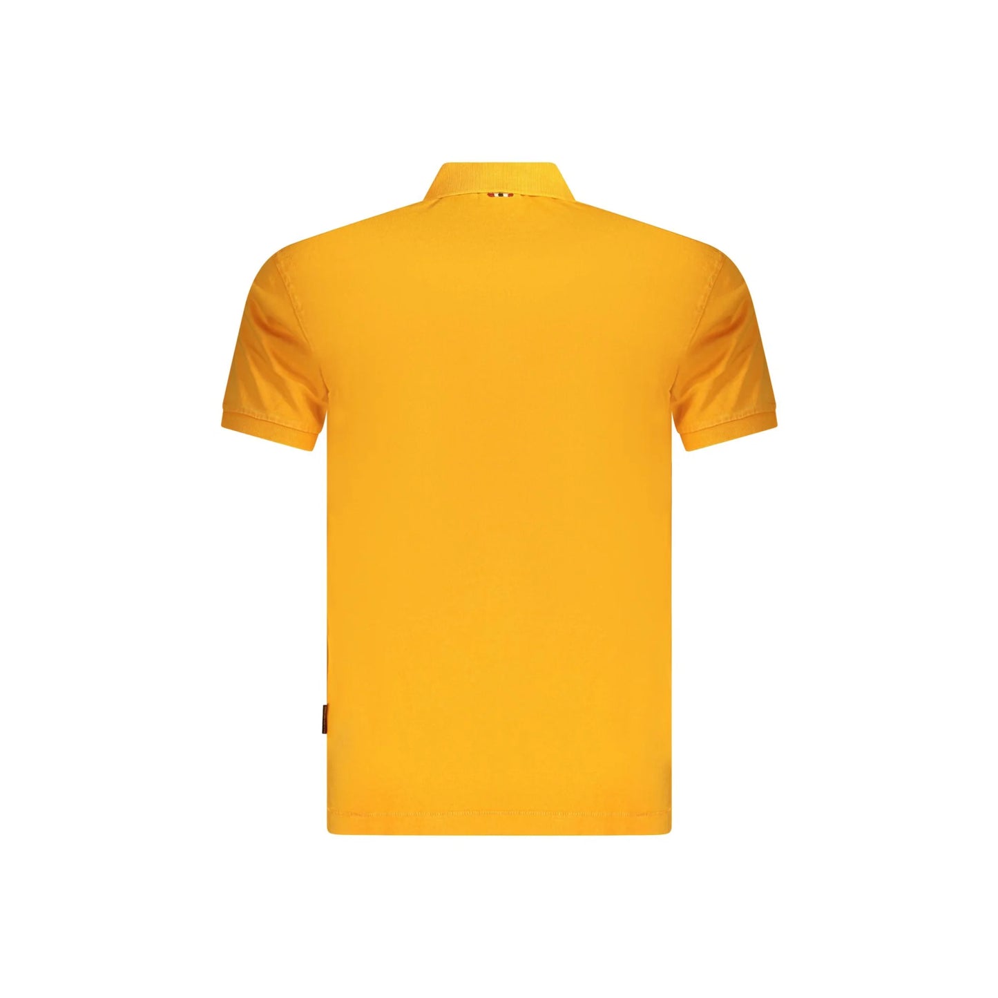 Napapijri Polo Maniche Corte Uomo Arancione Stampa/Ricamo/Logo - vista 2