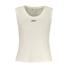 Tommy Hilfiger Camiseta Sin Mangas Mujer Beige Bordado