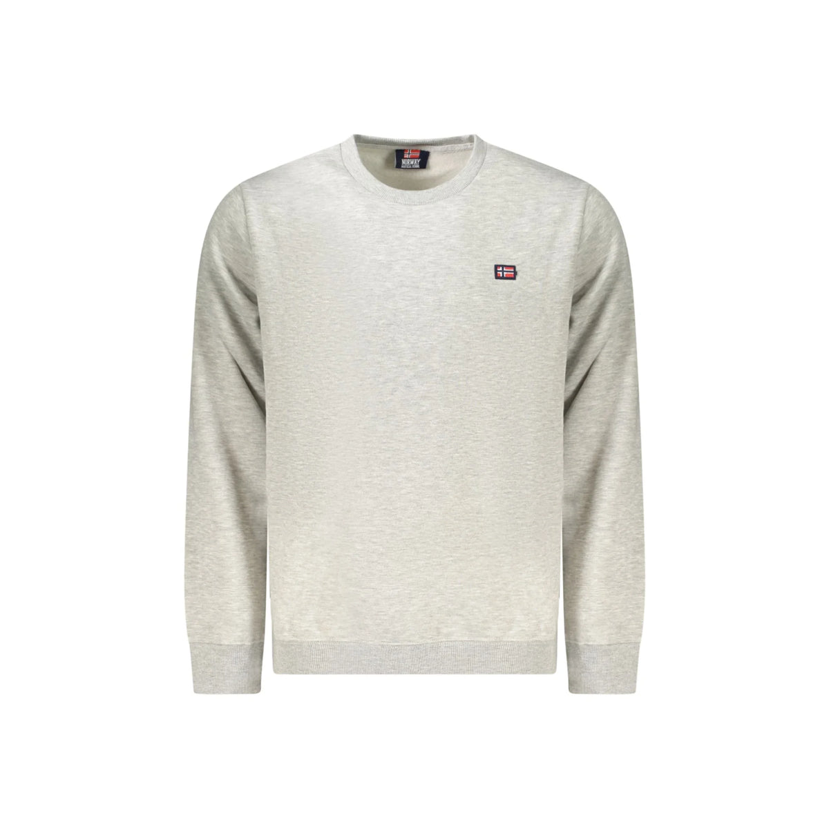 NORWAY 1963 FELPA SENZA ZIP UOMO GRIGIO