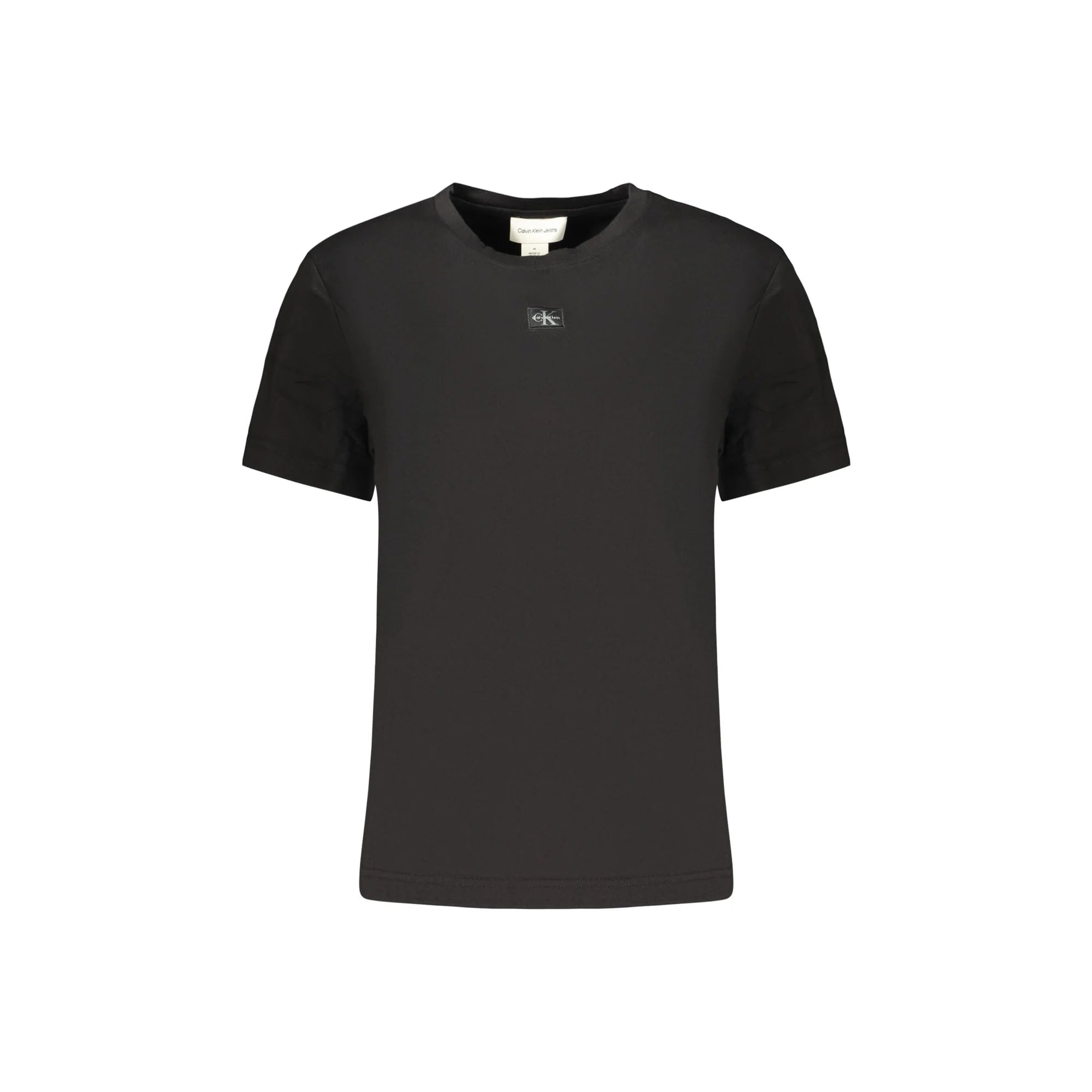 CALVIN KLEIN T-SHIRT MANICHE CORTE DONNA NERO