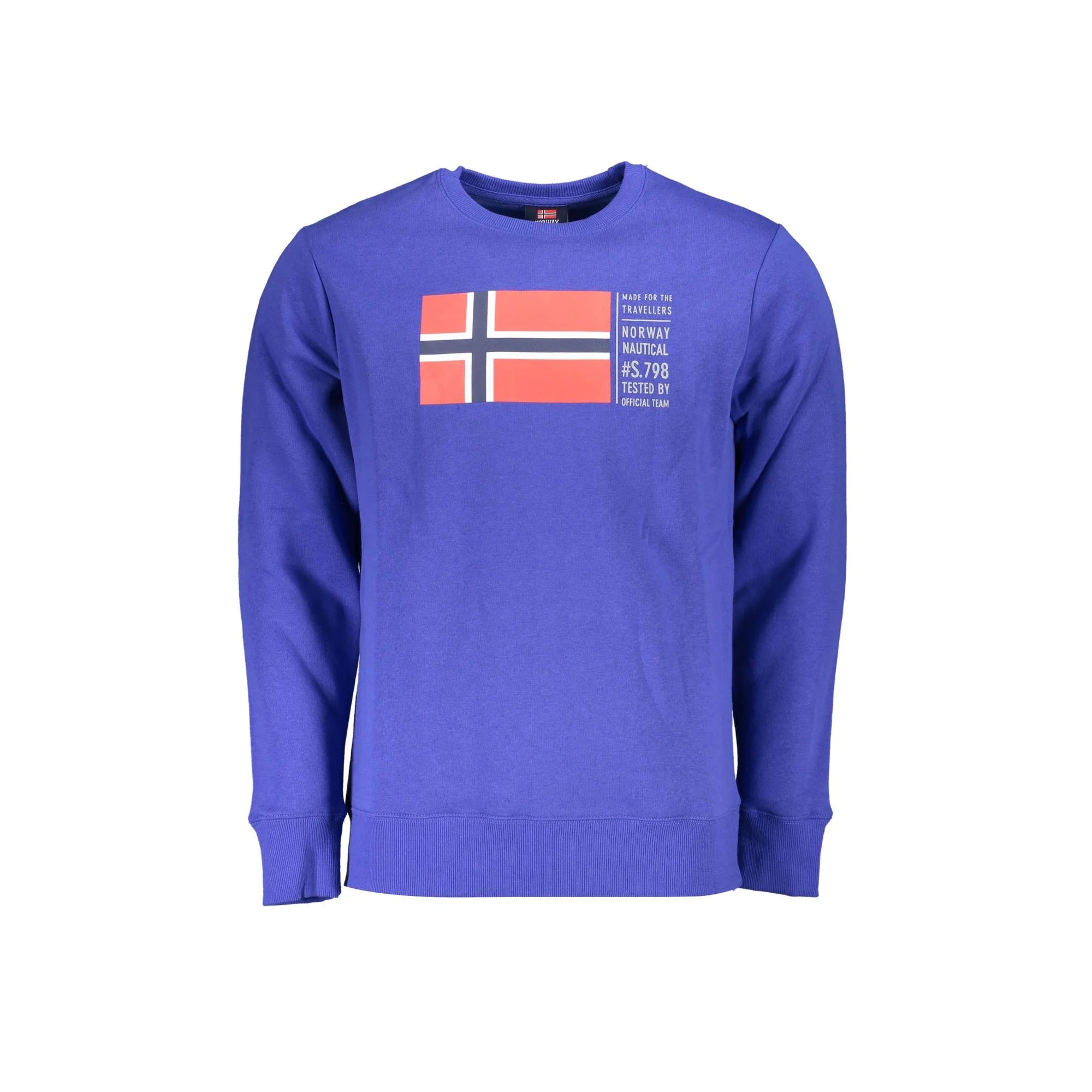 NORWAY 1963 FELPA SENZA ZIP UOMO BLU