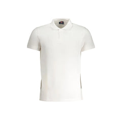 Norway 1963 Polo Maniche Corte Uomo Bianca Ricamo