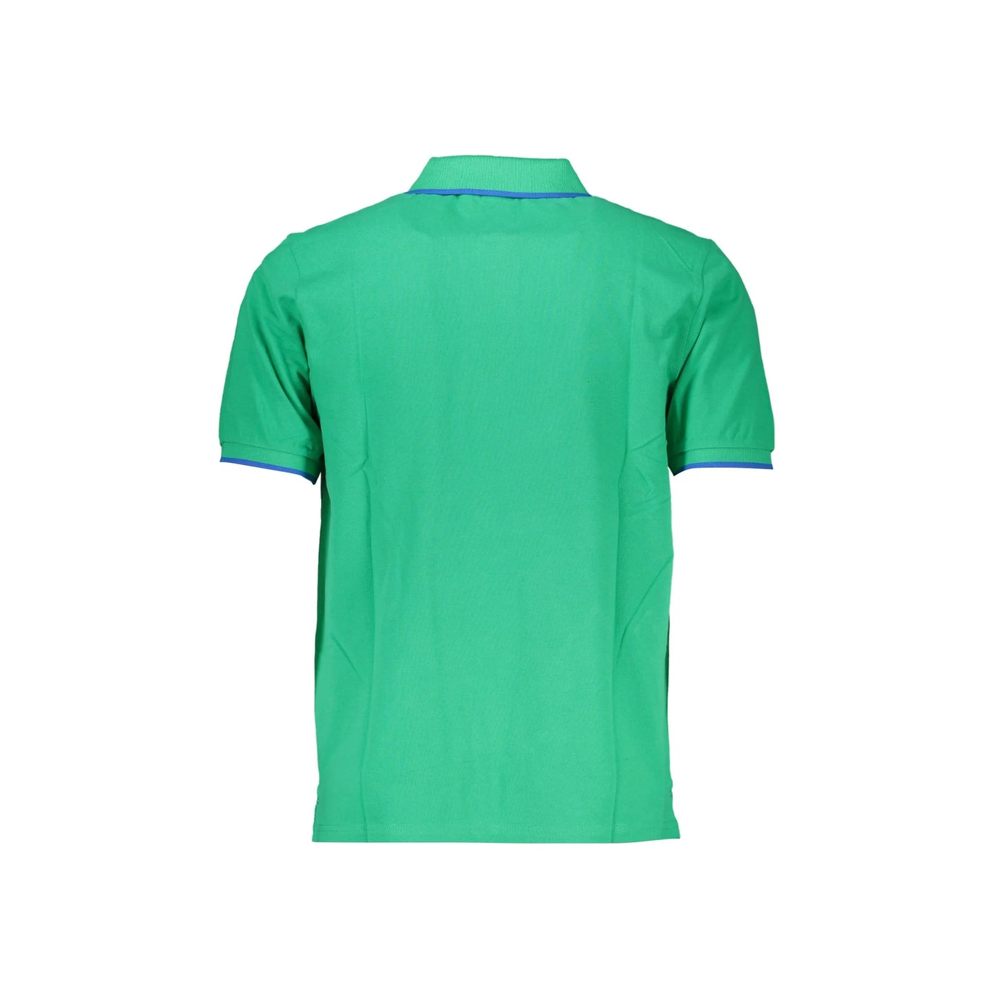 North Sails Polo Maniche Corte Uomo Verde Stampa - vista 2