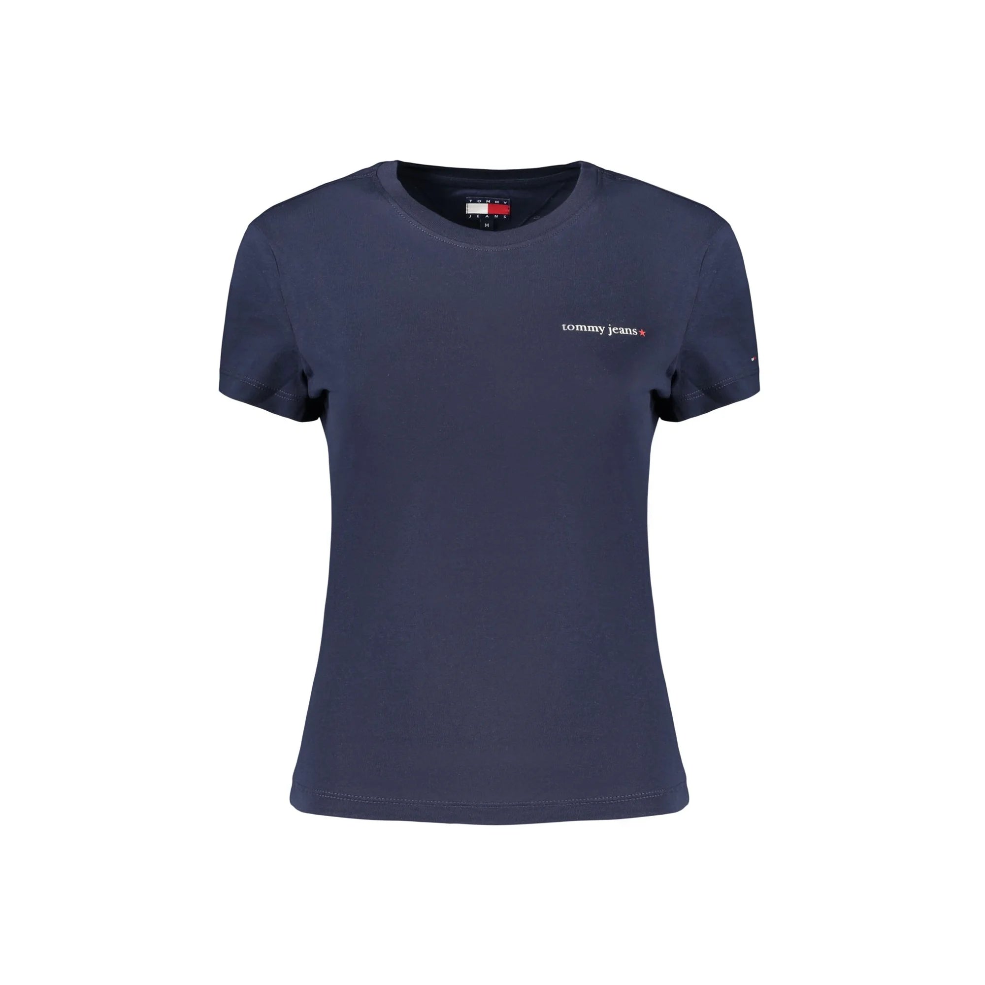 TOMMY HILFIGER T-SHIRT MANICHE CORTE DONNA BLU
