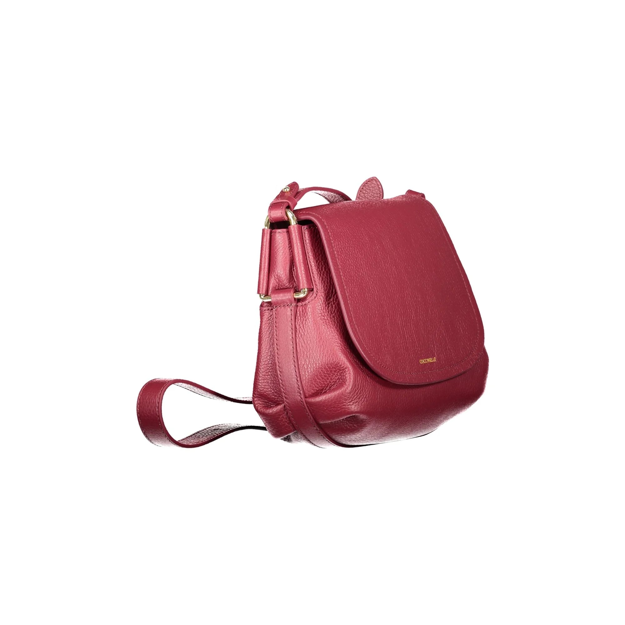 Coccinelle Borsa a Tracolla Pelle Donna Rossa Stampa Logo Borse rosso - vista 3