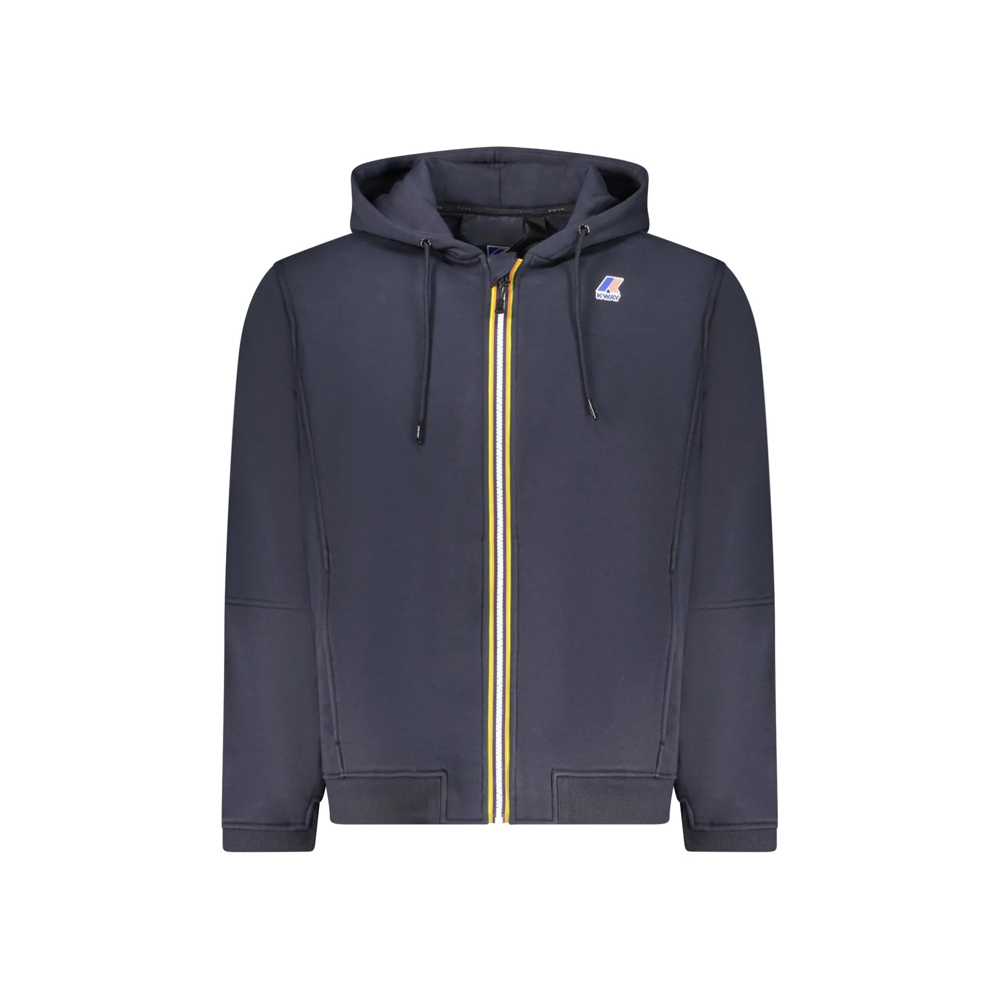 K-WAY FELPA CON ZIP UOMO BLU