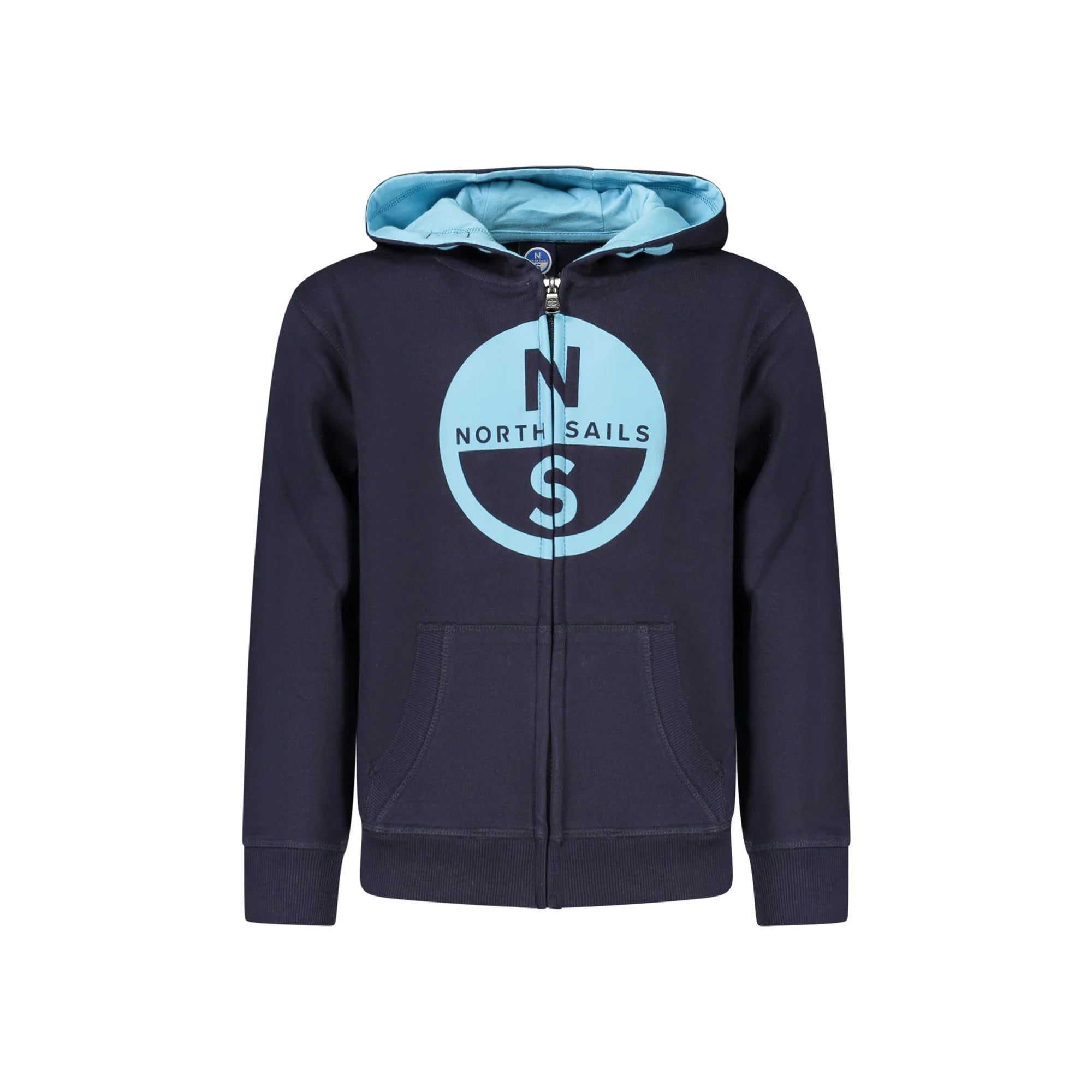 NORTH SAILS FELPA CON ZIP BAMBINO BLU
