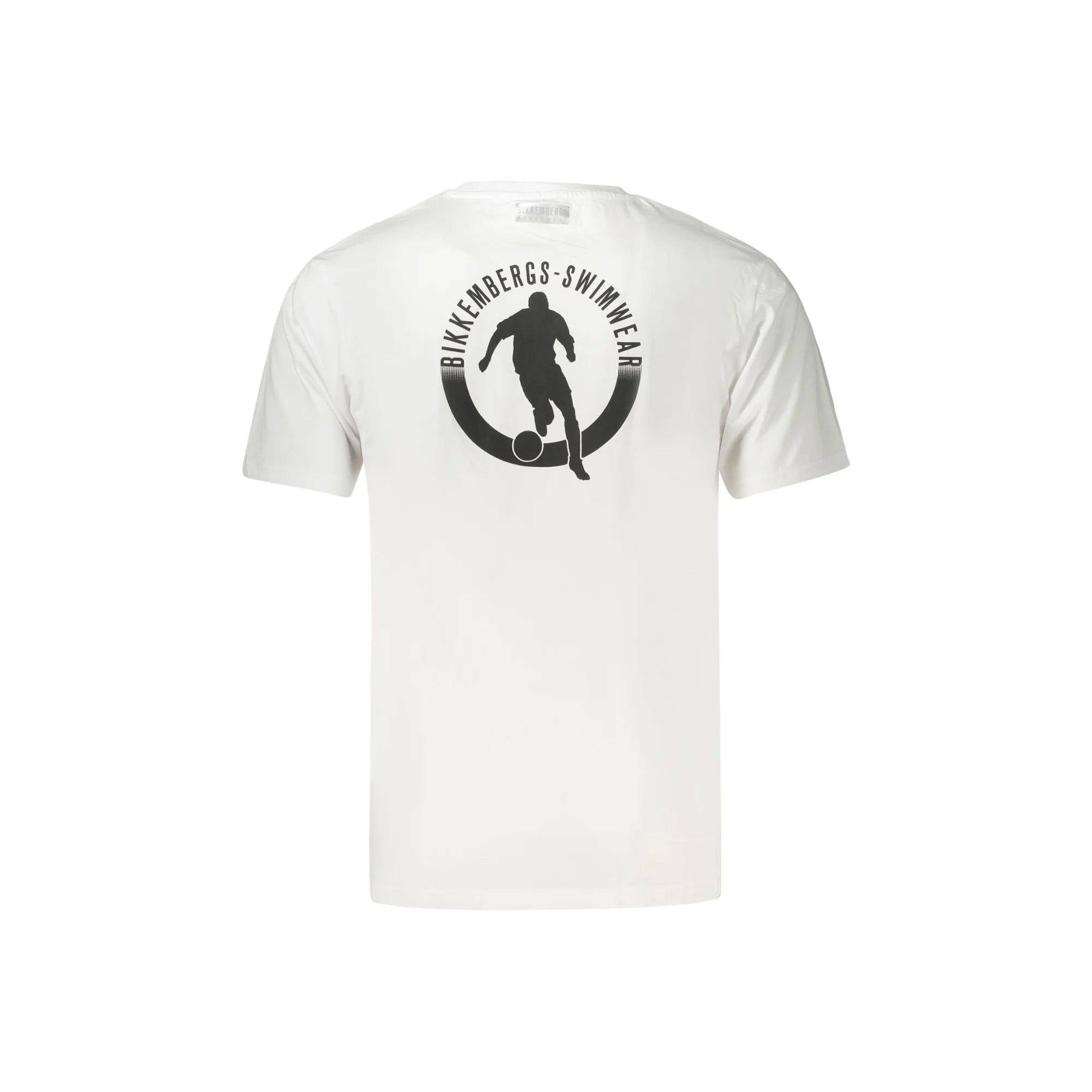 BIKKEMBERGS T-SHIRT MANICHE CORTE UOMO BIANCO