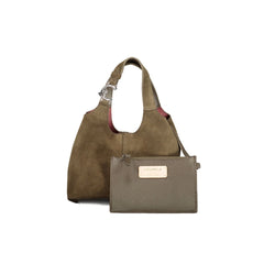 Coccinelle Pochette Donna Marrone Logo