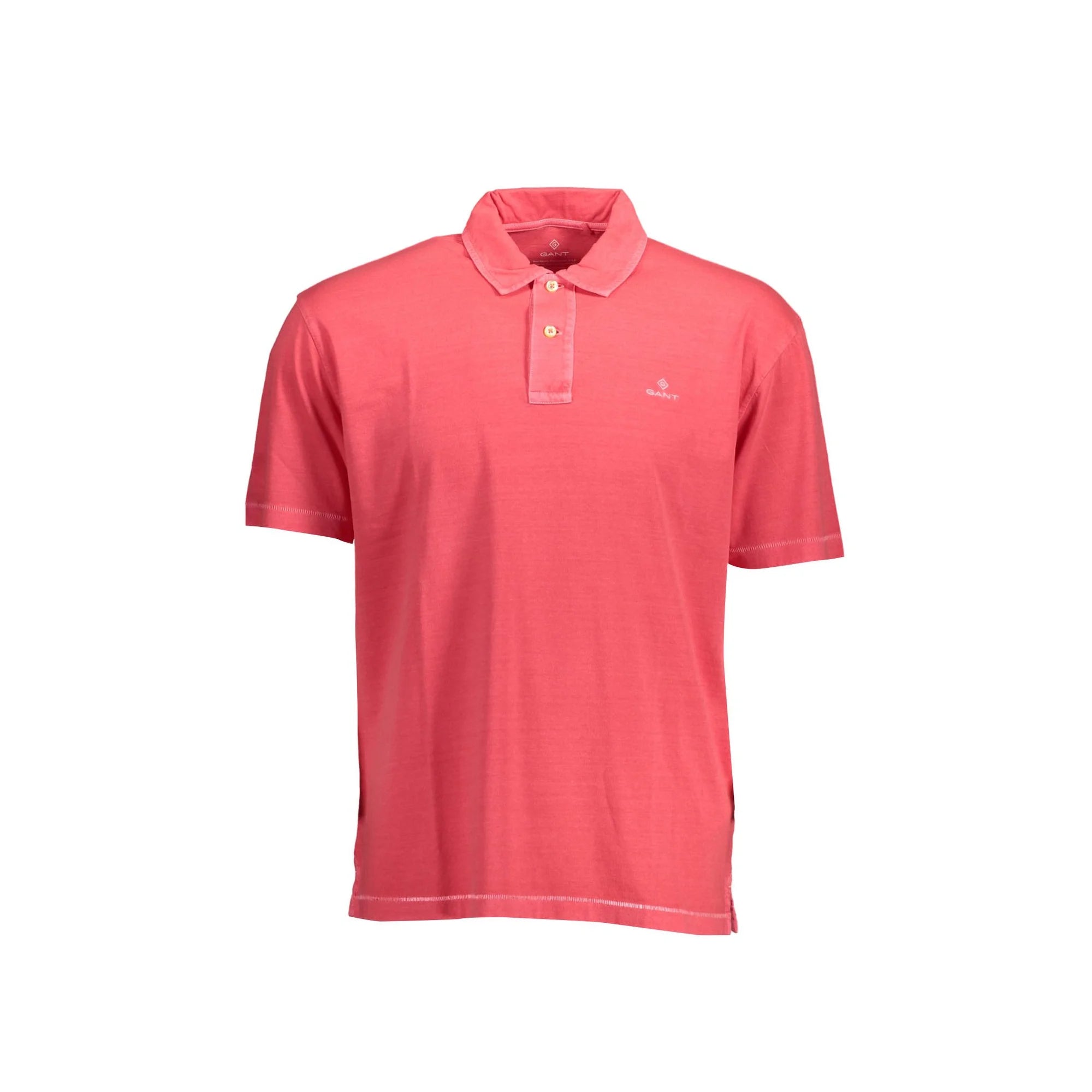 GANT POLO MANICHE CORTE UOMO ROSA