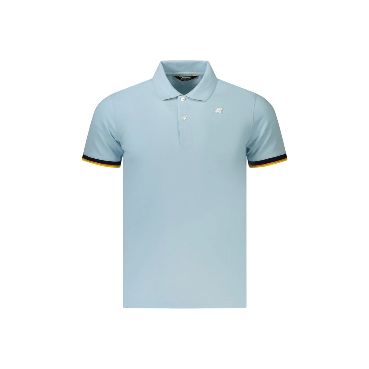 K-WAY POLO MANICHE CORTE UOMO AZZURRO